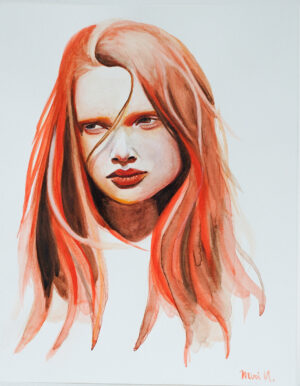 Redhead Girl - Print